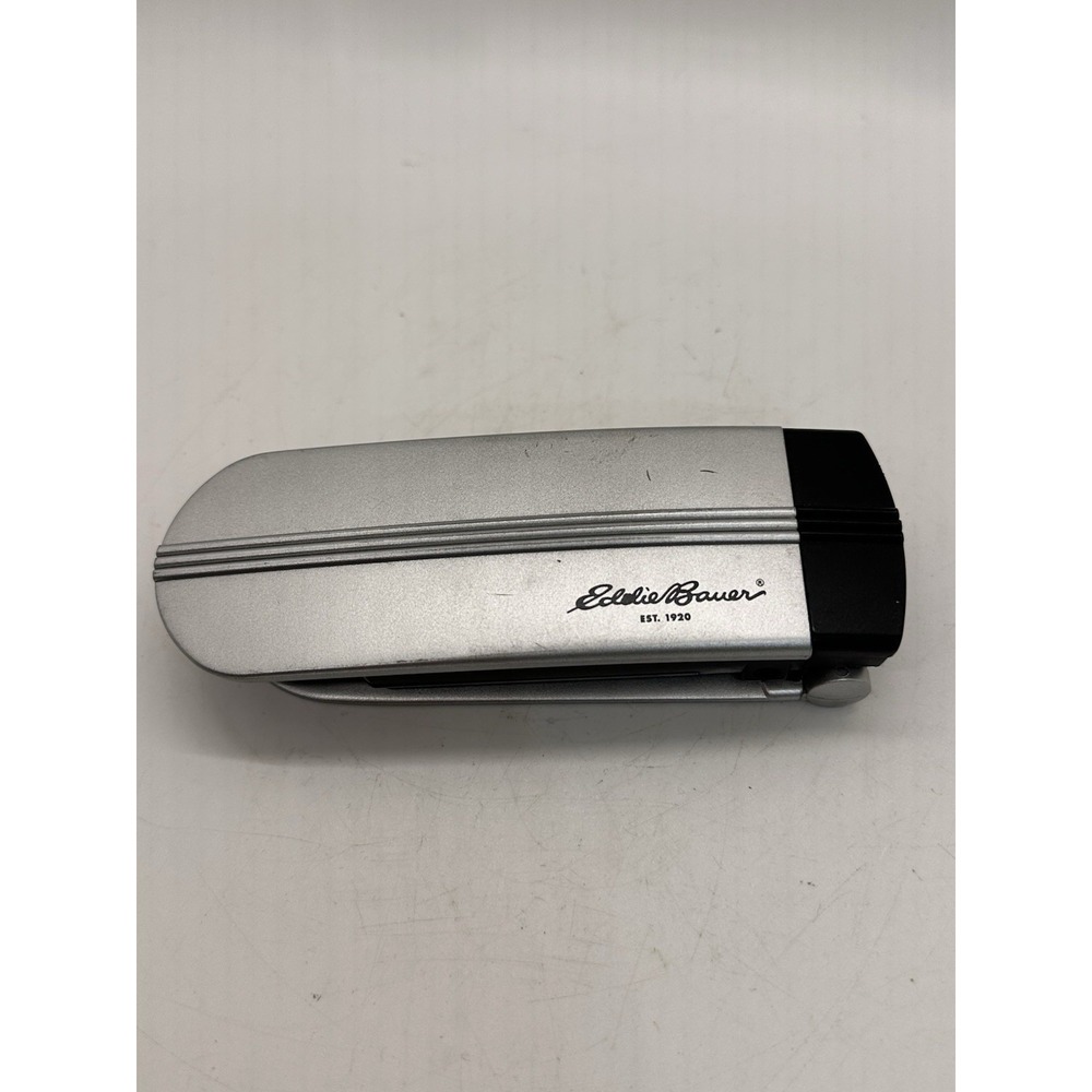 Eddie Bauer Foldable Travel‎ LED Book Light Clip Silver Tested